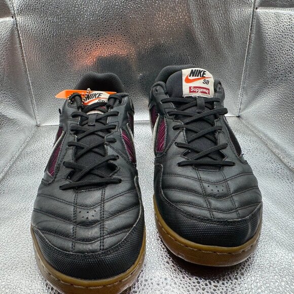 Size 14 Nike SB Gato QS Supreme Black Mens Low Top Trainer Shoes AR9821-001‎ main image 11
